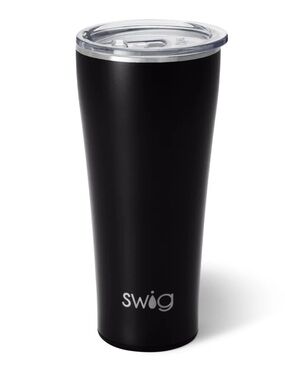 Swig Life black 22 oz stainless Steele tumbler